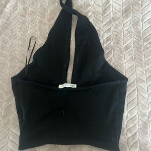 Zara cropped halter top - absolutely loved wearing this